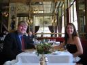 Andy & Melissa at Grand Vefour (3 Michelin Stars & Napoleon's Favorite Restaurant) in Paris