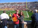 Andy & Melissa at USC Versus Notre Dame in South Bend on October 15, 2005