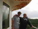 Andy & Erik on the Top of the Hopetown Lighthouse