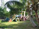 The Rainbow Bulldozer Marks the Path to Nippers
