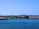 Half Sunk, Rusted Out, Abandoned Tug Boat at Caicos Marina