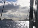 Beginning the Approach to Tortola
