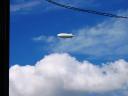 The Sponsorless Blimp -- A Rare Sight at Sporting Events