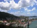 The View of Marigot from Fort Louis