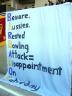 Our Sign for the Sri Lanka Versus New Zealand Semi-Final Match in Kingston, Jamaica -- The Final Match Was Held in BARBADOS