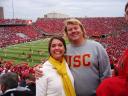 Melissa and Andy in Lincoln, NE for #1 USC (49) Versus a Fairly Terrible But Nevertheless #14 Ranked Nebraska Cornhuskers (31) on Saturday, September 15, 2007