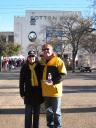 Melissa and Andy at the Cotton Bowl in Dallas on January 1, 2008 (Mizzou 38, Arkansas 7)