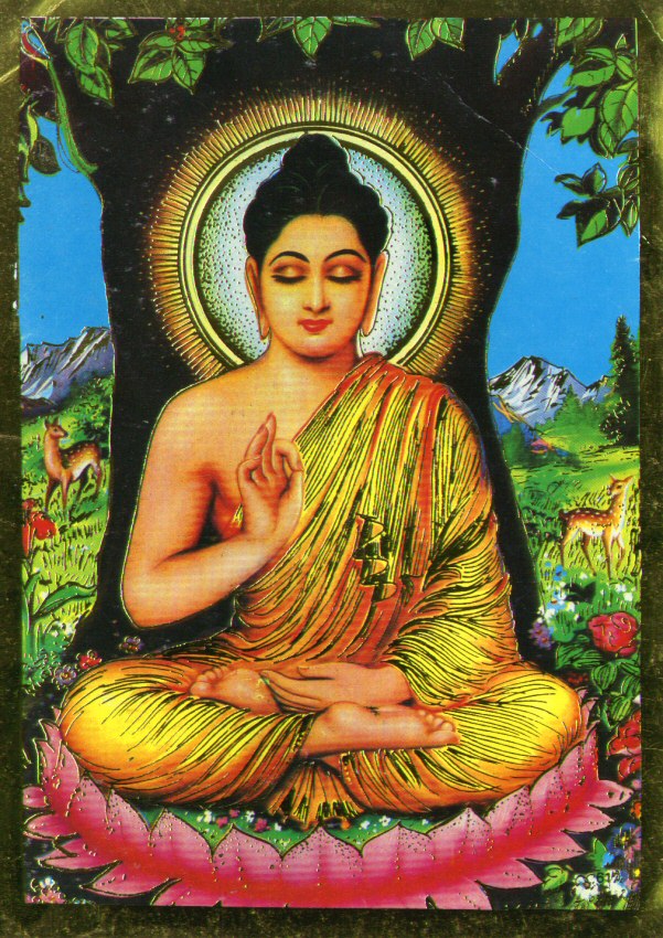 Buddha Sitting Under the Bodhi Tree