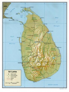 Map of Sri Lanka Map of Sri Lanka